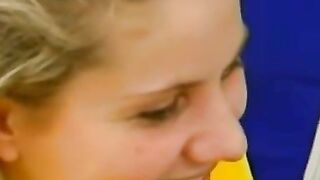 Three's A Charm - MILF Mom & Step-Daughter Share Their Stepson In Bedroom