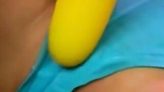 Lesbian Rocks! Hot Blonde Babes Scissoring & Playing with Sex Toys in HD