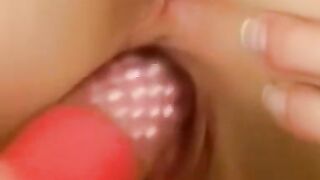 Lesbian Rocks! Hot Blonde Babes Scissoring & Playing with Sex Toys in HD