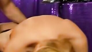 Teens dominate old man in bondage session - Hardcore teen sex with submission training
