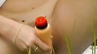 Unshaven Honey's Naughty Nightcap - Hairless Pussy & Clit Play Compilation