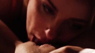 "Scarlet & Anne-Claire in Threesome - Double Blowjob with Facial"