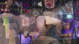 TS Jessica Fox dominates and anal plows bad guy Colby Jansen