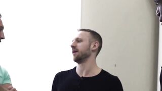 Three's A Charm! Threeway Threesome with Big Dick Pornstars - Pierce Hartmann & Friends