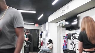 Blondie's Wet Pussy - Barbershop Sex Adventure