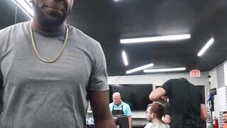 Blondie's Wet Pussy - Barbershop Sex Adventure