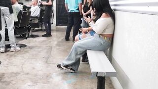 Blondie's Wet Pussy - Barbershop Sex Adventure