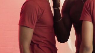 Raw Threesome Frenzy - Black Jocks Fucking Barely Legal Guys