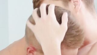 Twinks Raw Anal Threesome - Ball Lick & Ass Fuck Action