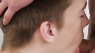 Twinks Raw Anal Threesome - Ball Lick & Ass Fuck Action