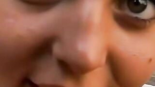 High heeled Brenda masturbating