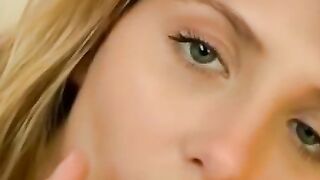 Yasmin masturbates into the dressing rom