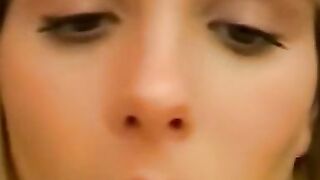 Yasmin masturbates into the dressing rom