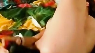 Black Girl Next Door - Neighborhood Slut Fucks Herself With A Giant Afro-Sex Toy