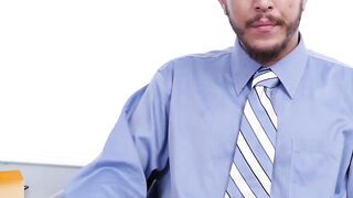 Boss's Office Blowjob - Sexual Harassment Turned Taboo