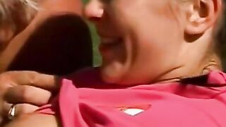 Busty MILF Teacher Gets A Big Facial From Her Student In Classroom