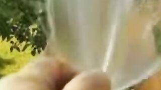 Public Affairs: Blonde Bombshell Elena Enjoys A Wild Outdoor Orgy