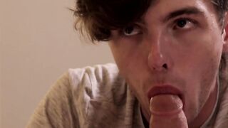Ink-Splattered Anal Threesome with Blowjobs & Facial