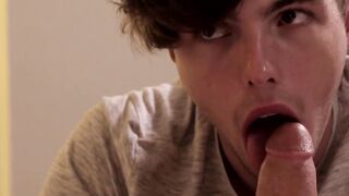 Ink-Splattered Anal Threesome with Blowjobs & Facial