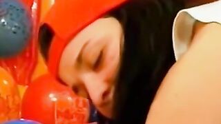 Blond Babes Blowjob Threesome in Hardcore Group Sex Action