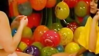 Blond Babes Blowjob Threesome in Hardcore Group Sex Action
