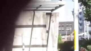 Public Peeping Tom - Busty JAV Beauty Faces Exposure in Public Bathroom