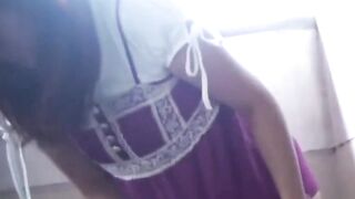Public Peeping Tom - Busty JAV Beauty Faces Exposure in Public Bathroom