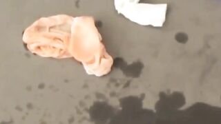 Public Peeping Tom - Busty JAV Beauty Faces Exposure in Public Bathroom