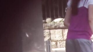 Public Peeping Tom - Busty JAV Beauty Faces Exposure in Public Bathroom