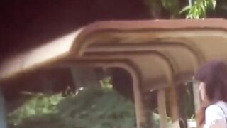 Public Peeping Tom - Busty JAV Beauty Faces Exposure in Public Bathroom