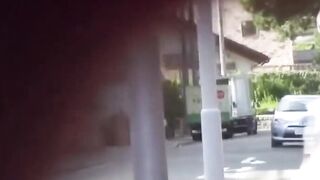 Public Peeping Tom - Busty JAV Beauty Faces Exposure in Public Bathroom