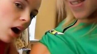 Lesbian Pool Sharks - Girl-on-girl water sports with hot babes