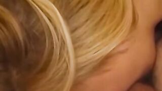 Blondes Get It Right - Blowjob & Hardcore Sex With Huge Facial Finish For Hot Slutty Girlfriend