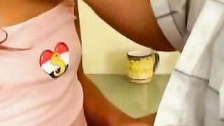 Kitchen Whore #2: Busting My Chef's Chocolate Dome with Big Dick & Creampie!