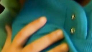Teen Latina Babe Sucks Grandpa Off While He Fingers & Masturbates On Bed - POV