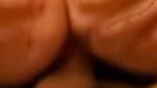 Redhead Slut's Point Of View Blowjob And Creampie In Bathroom