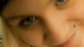 Teen Blonde Sensual Self-Exploration: Close Up View of Young Girl Exploring Herself in Detail