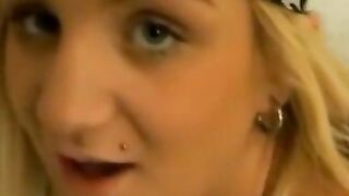 Teen Blonde Sensual Self-Exploration: Close Up View of Young Girl Exploring Herself in Detail