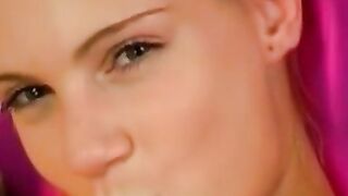 Teen Cutie's HighHeel Fetish Blowjob & Anal Play in Stockings (POV)
