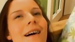 Close Up View of Mandys Perfect Pussy Stretched Open by Big Dick POV Style