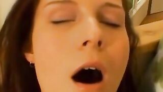 Close Up View of Mandys Perfect Pussy Stretched Open by Big Dick POV Style