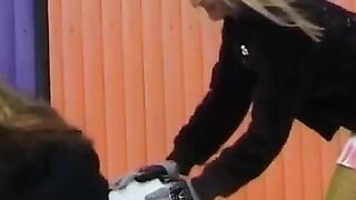 SnowBunny Lesbians Outdoor Sex Adventure with Older Woman - MILF Hunter