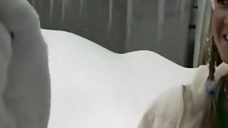 Lesbian Heaven: Busty Beauties Share Intimate Winter Romance in Sapphic Sex Scene