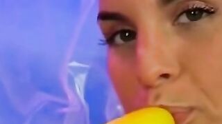 MILF Beauty Masturbates to Erotic Fantasy in Her Home-Studios Private Session