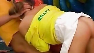 Freaky Table tennis girl gets her pussy pounded hard by hunk in wild sex adventure