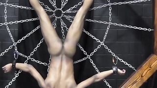 Bondage Twist - Mistress Dominates Slave's Ass With Metal Screw Toy