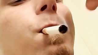 Smoking Hot Skateboarder Jackoff Session with Big Dick - Smokin' Hottie