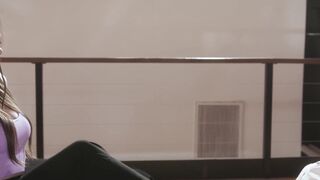 Petite Cutie Serves Up A Hot Pizza Delivery For The Director