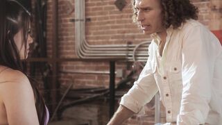 Petite Cutie Serves Up A Hot Pizza Delivery For The Director