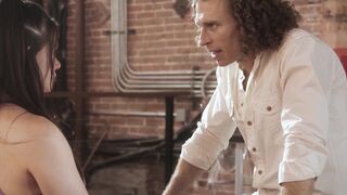 Petite Cutie Serves Up A Hot Pizza Delivery For The Director